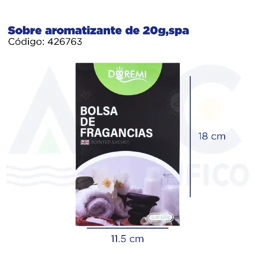 [426763] Sobre aromatizante de 20g,spa