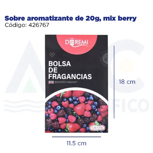 [426767] Sobre aromatizante de 20g, mix berry