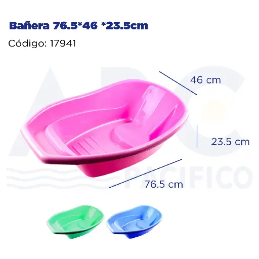 [17941] Bañera 76.5*46 *23.5cm