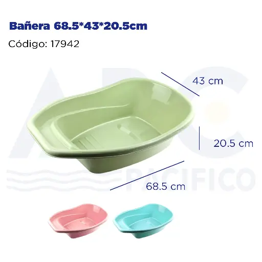 [17942] Bañera 68.5*43*20.5cm