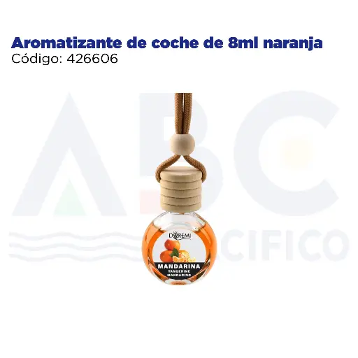 [426606] Aromatizante de coche de 8ml naranja