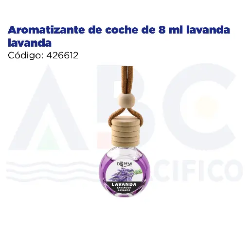 [426612] Aromatizante de coche de 8 ml lavanda lavanda