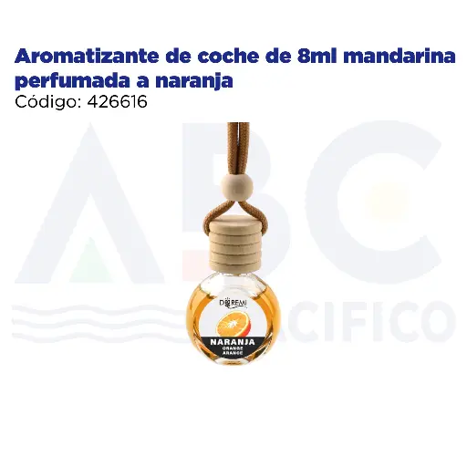 [426616] Aromatizante de coche de 8ml mandarina perfumada a naranja
