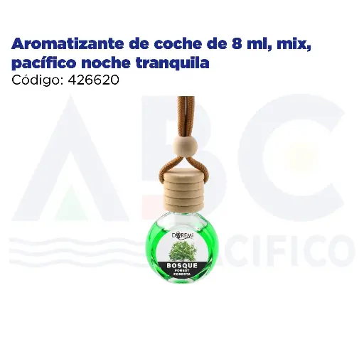 [426620] Aromatizante de coche de 8 ml, mix, pacífico noche tranquila