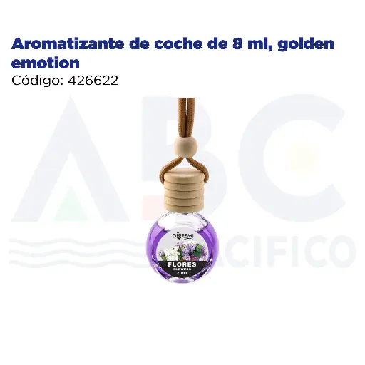 [426622] Aromatizante de coche de 8 ml, golden emotion