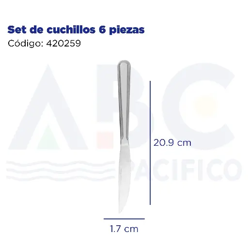 [420259] Set de cuchillos 6 piezas