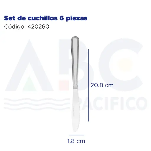 [420260] Set de cuchillos 6 piezas