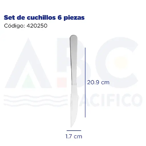 [420250] Set de cuchillos 6 piezas