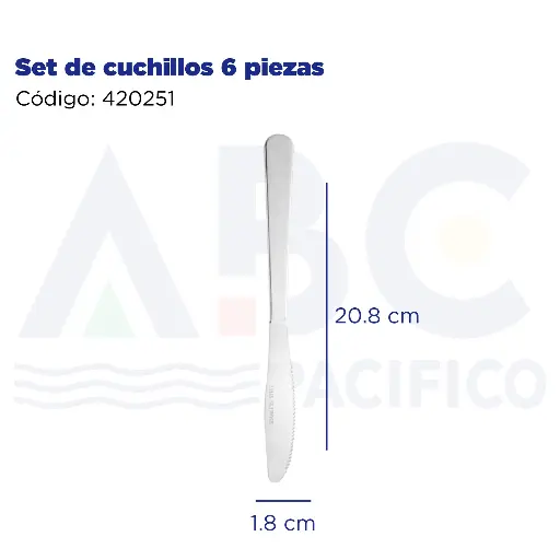 [420251] Set de cuchillos 6 piezas