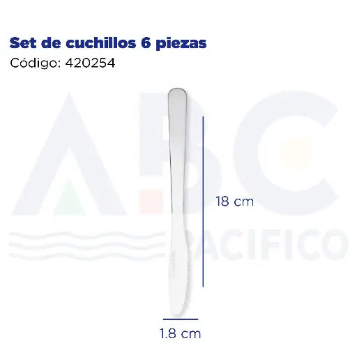 [420254] Set de cuchillos 6 piezas