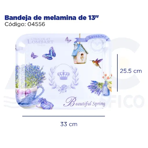 [04556] Bandeja de melamina de 13"