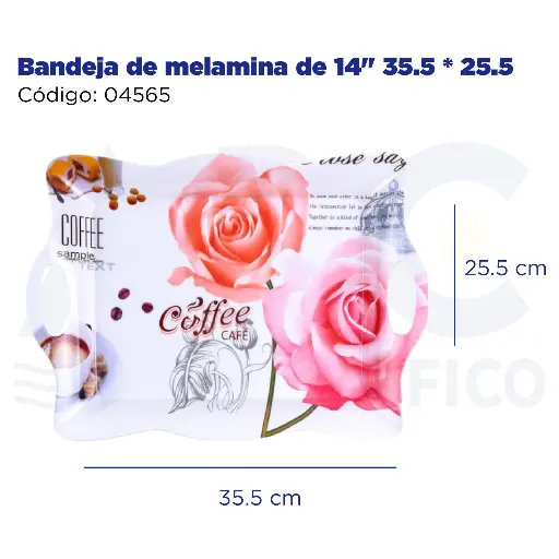 [04565] Bandeja de melamina de 14" 35.5 * 25.5