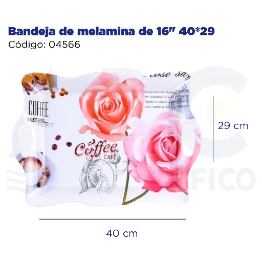 [04566] Bandeja de melamina de 16" 40*29