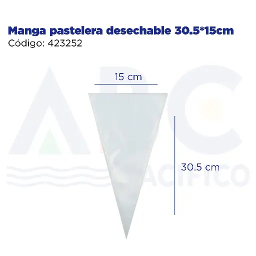 [423252] Manga pastelera desechable 30.5*15cm