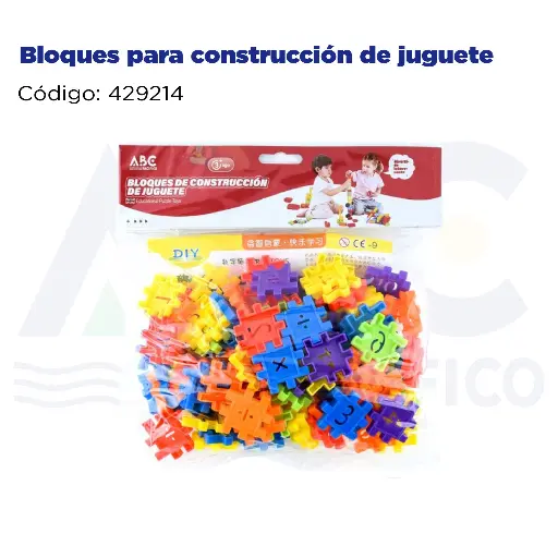 [429214] Bloques para construcción de juguete