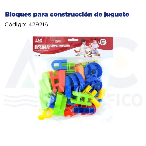 [429216] Bloques para construcción de juguete