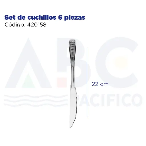 [420158] Set de cuchillos 6 piezas
