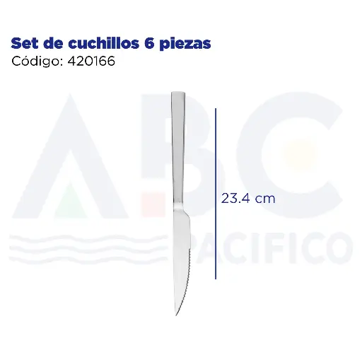 [420166] Set de cuchillos 6 piezas
