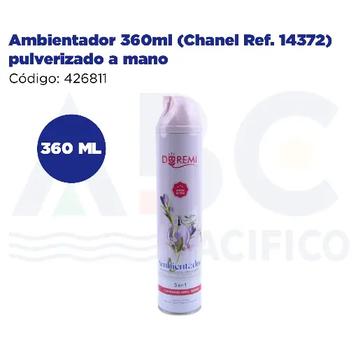 [426811] Ambientador 360ml (Chanel Ref. 14372) pulverizado a mano