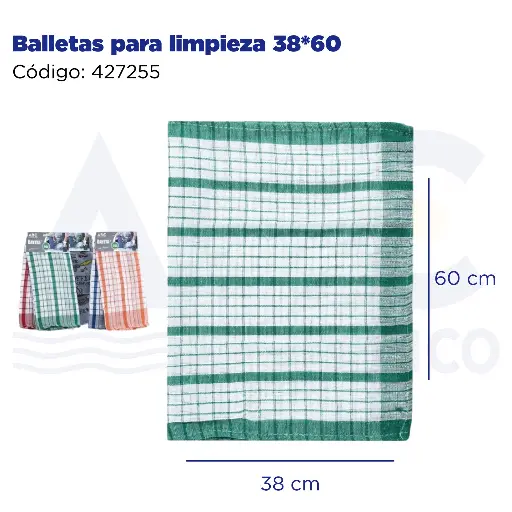 [427255] Balletas para limpieza 38*60