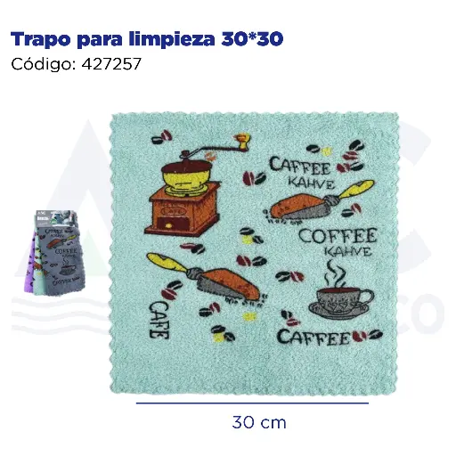 [427257] Trapo para limpieza 30*30
