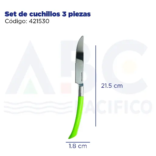 [421530] Set de cuchillos 3 piezas