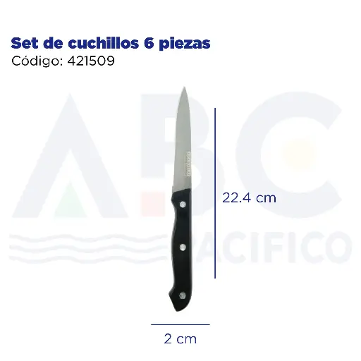 [421509] Set de cuchillos 6 piezas