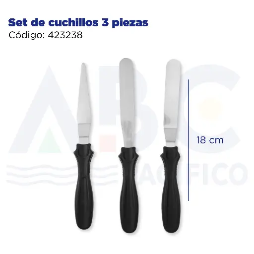 [423238] Set de cuchillos 3 piezas