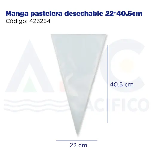 [423254] Manga pastelera desechable 22*40.5cm