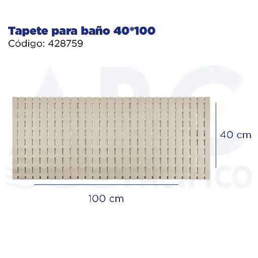 [428759] Tapete para baño 40*100