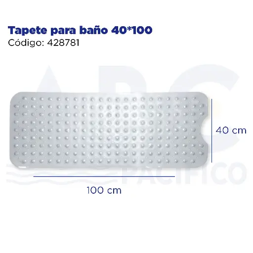 [428781] Tapete para baño 40*100