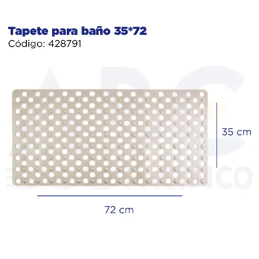 [428791] Tapete para baño 35*72