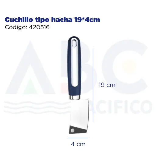 [420516] Cuchillo tipo hacha 19*4cm