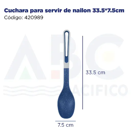 [420989] Cuchara para servir de nailon 33.5*7.5cm