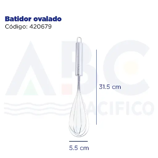 [420679] Batidor ovalado