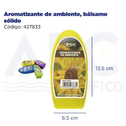 [427833] Aromatizante de ambiente, bálsamo sólido
