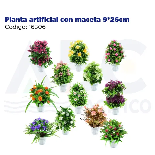 [16306] Planta artificial con maceta 9*26cm