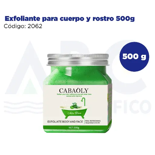 [2062] Exfoliante para cuerpo y rostro 500g