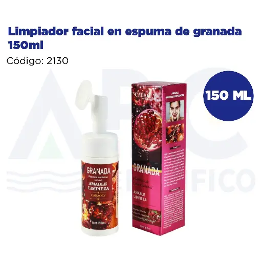 [2130] Limpiador facial en espuma de granada 150ml