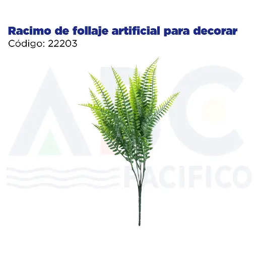 [22203] Racimo de follaje artificial para decorar