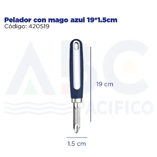 [420519] Pelador con mago azul 19*1.5cm