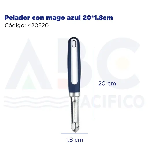[420520] Pelador con mago azul 20*1.8cm