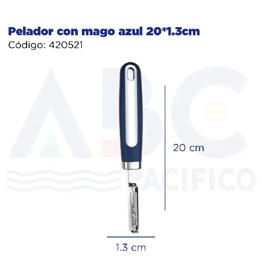 [420521] Pelador con mago azul 20*1.3cm