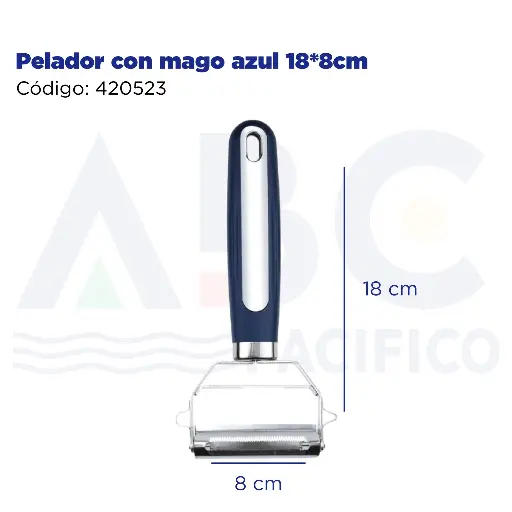 [420523] Pelador con mago azul 18*8cm