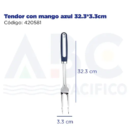 [420581] Tendor con mango azul 32.3*3.3cm