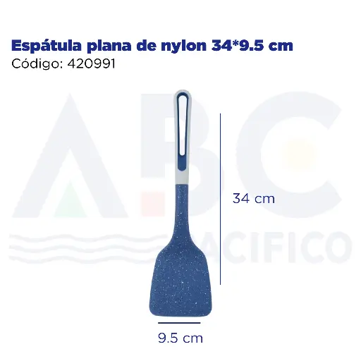 [420991] Espátula plana de nylon 34*9.5 cm