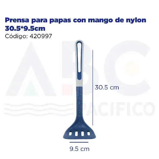 [420997] Prensa para papas con mango de nylon 30.5*9.5cm