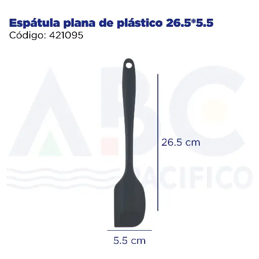 [421095] Espátula plana de plástico 26.5*5.5 