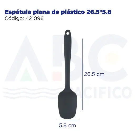 [421096] Espátula plana de plástico 26.5*5.8 
