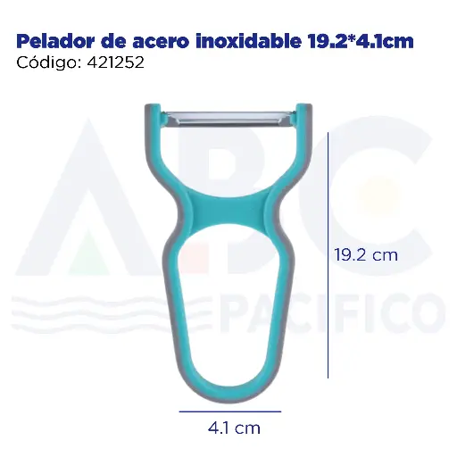 [421252] Pelador de acero inoxidable 19.2*4.1cm